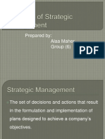 Overview of Strategic Management