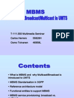 MBMS Seminar on Multimedia Broadcast and Multicast Service in UMTS