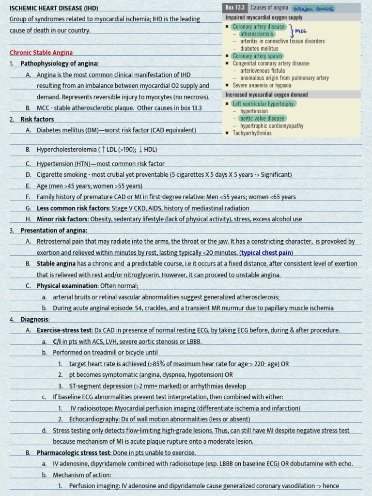 Understanding Ischemic Heart Disease | PDF | Myocardial Infarction ...