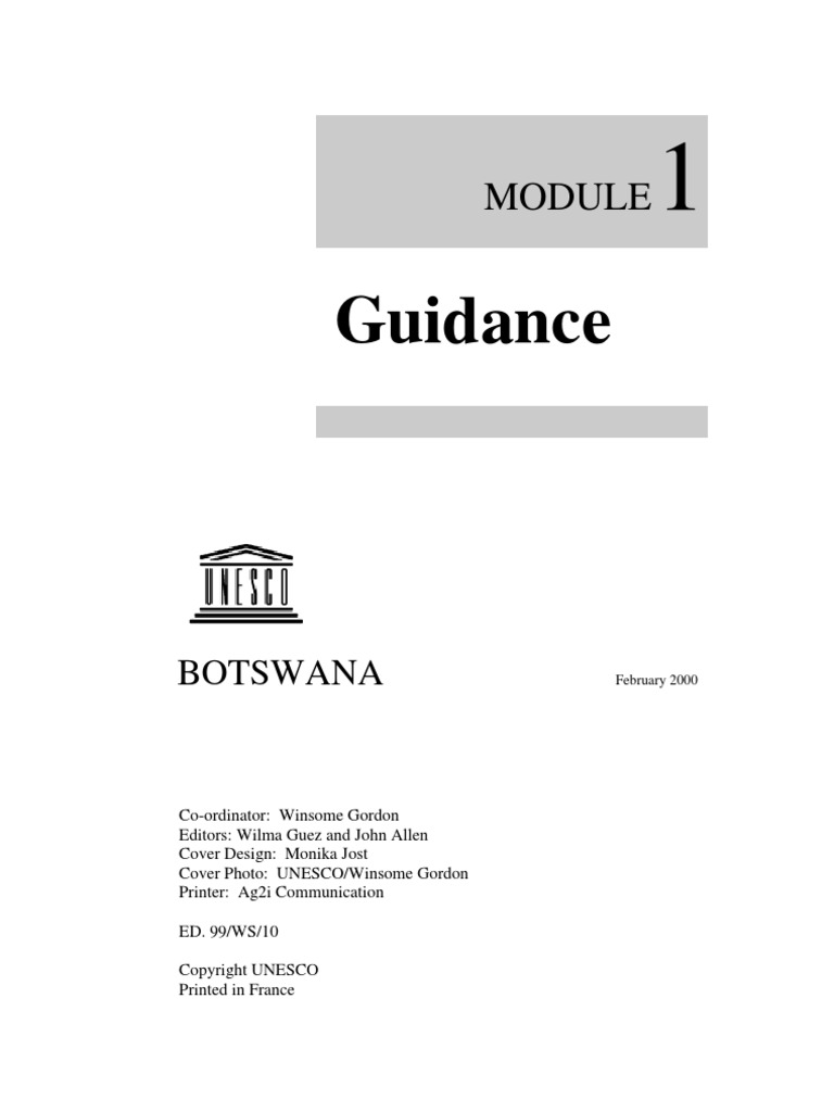 Counselling Module 1 Pdf