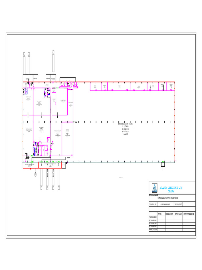 Warehouse Layout and Specifications | PDF