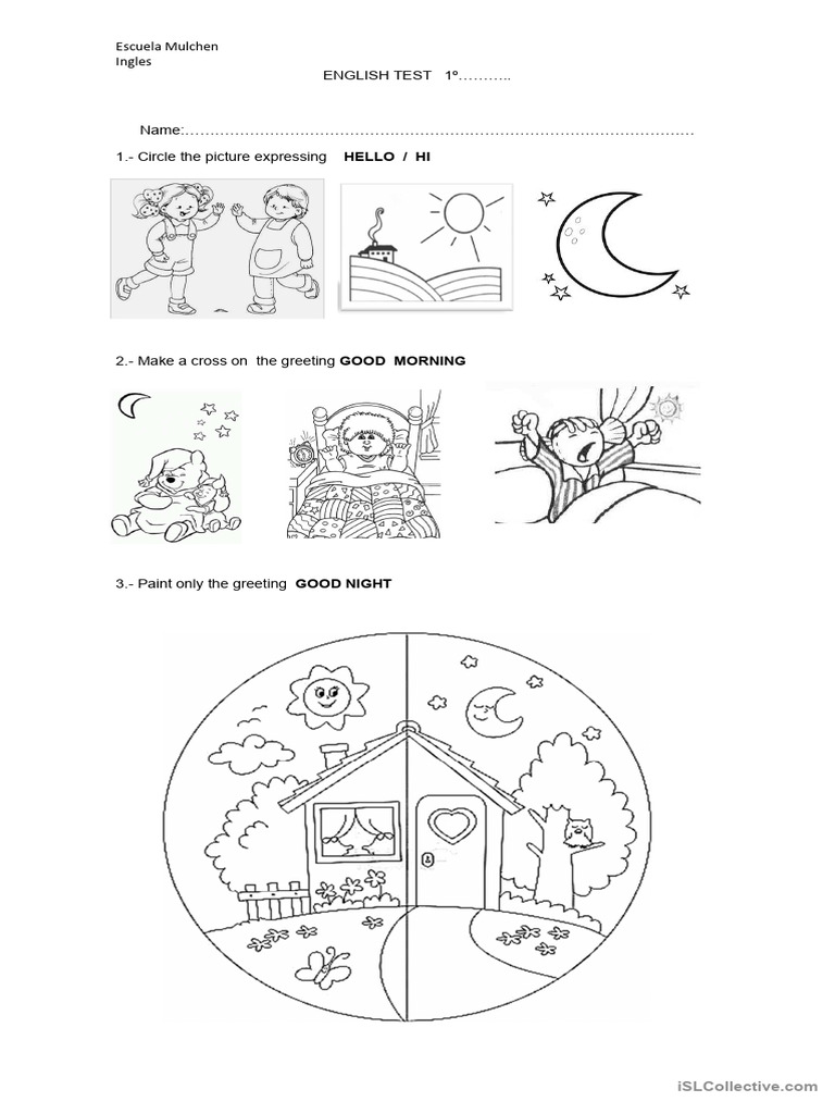 Greetings Test | PDF