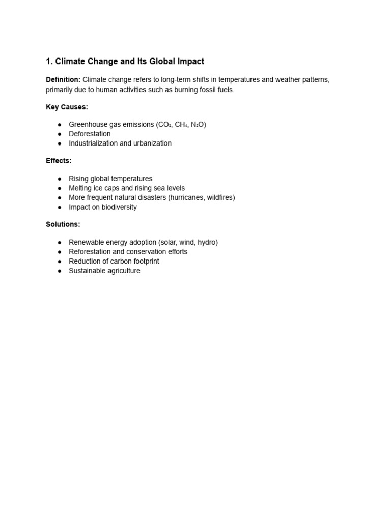 Climate ChANGE | PDF