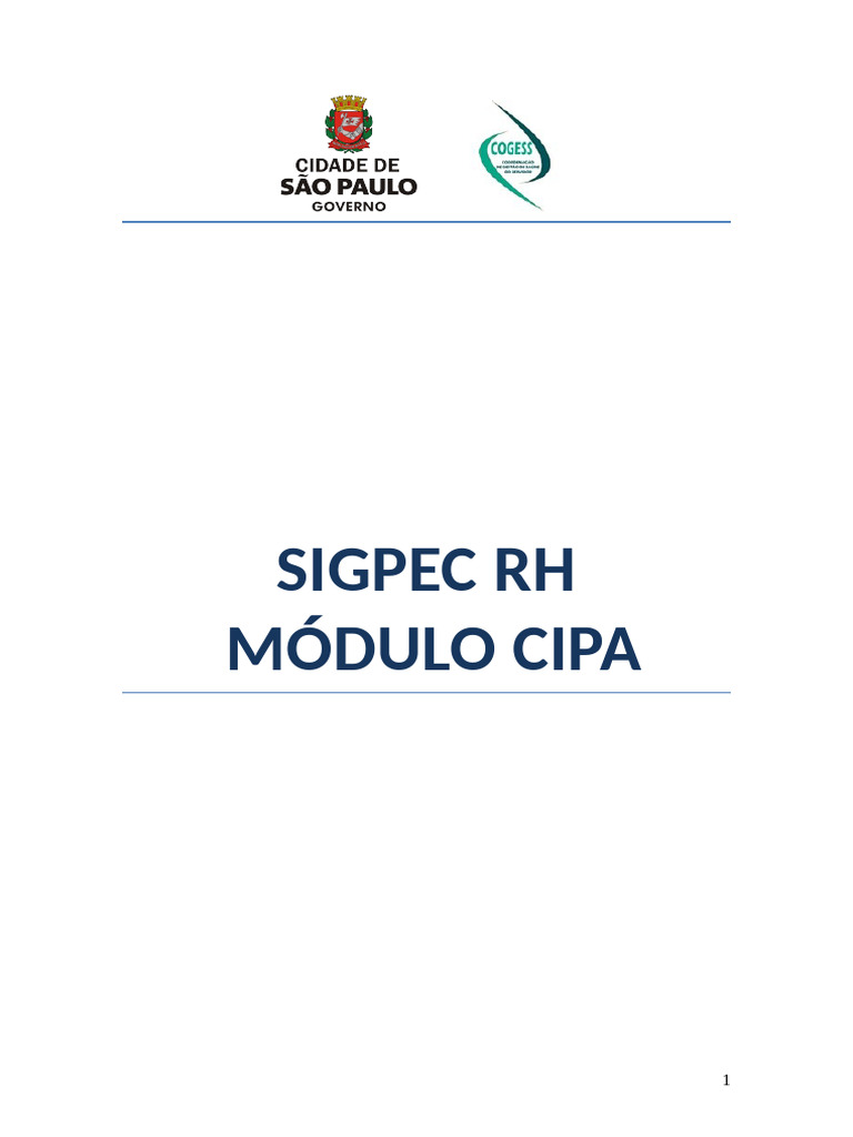 Acesso e Cadastro no Módulo CIPA | PDF | Informática