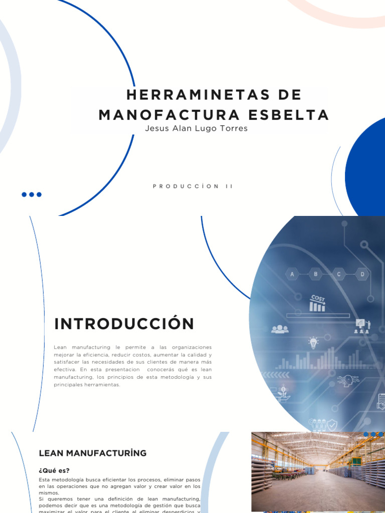 Herramientas Clave del Lean Manufacturing | PDF | Lean Manufacturing ...