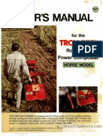 Owner'S Manual: Roto Tiller Power Composter