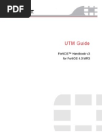 Utm Guide: Fortios™ Handbook V3 For Fortios 4.0 Mr3