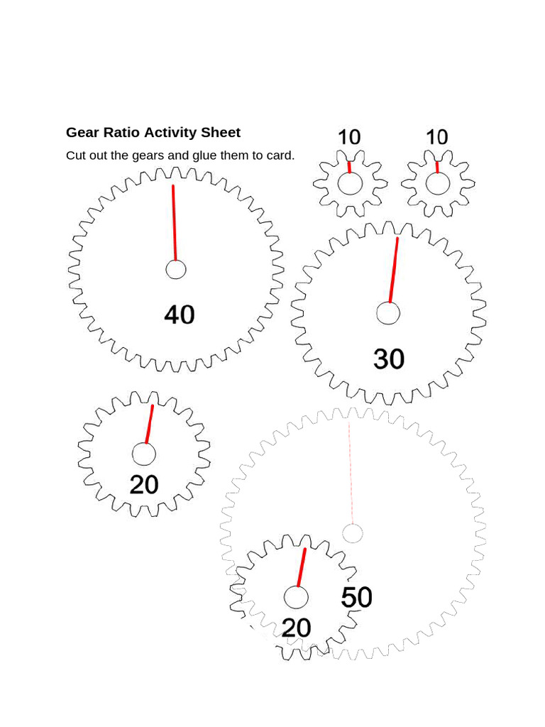 Gear Ratio Handout | PDF