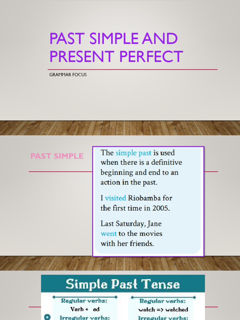 Past Simple vs Present Perfect Guide | PDF