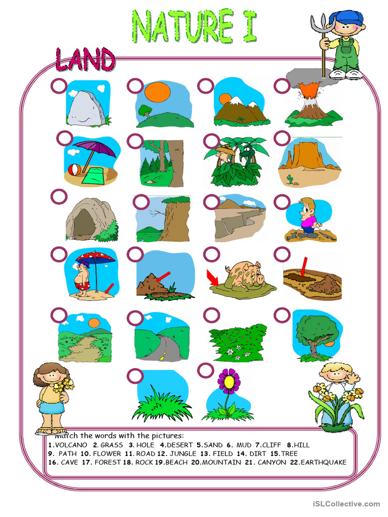 Nature Elements - Land Matching | PDF | Geomorphology | Earth Sciences