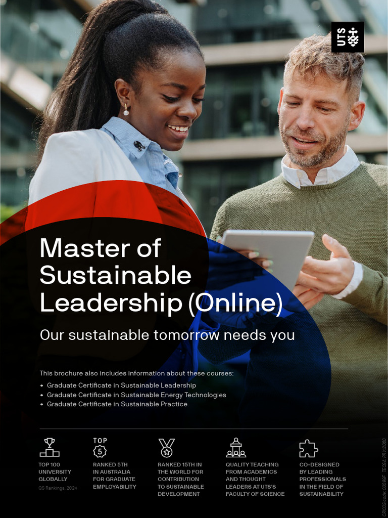 UTS CourseGuide Master of Sustainable Leadership | PDF | Sustainability ...