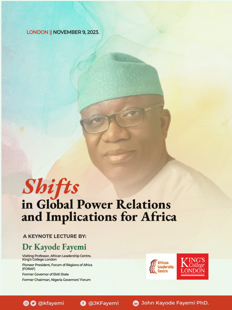 Shifts in Global Power Relations | PDF | Africa | Soviet Union