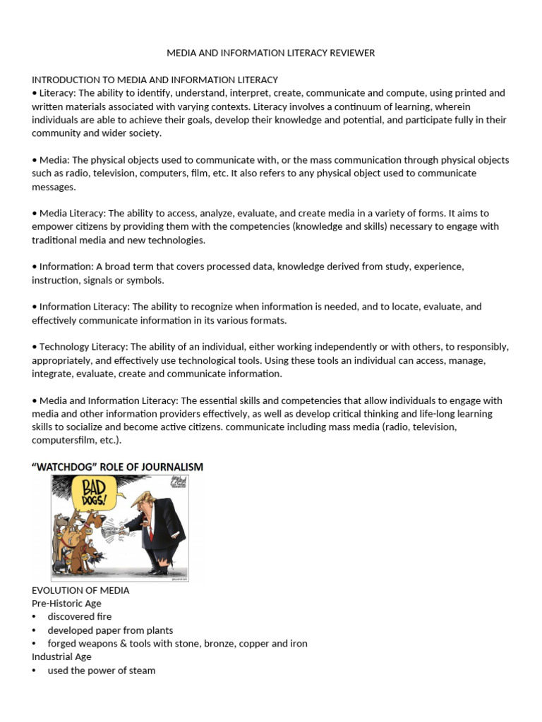 Media and Information Literacy Guide | PDF | Critical Thinking ...