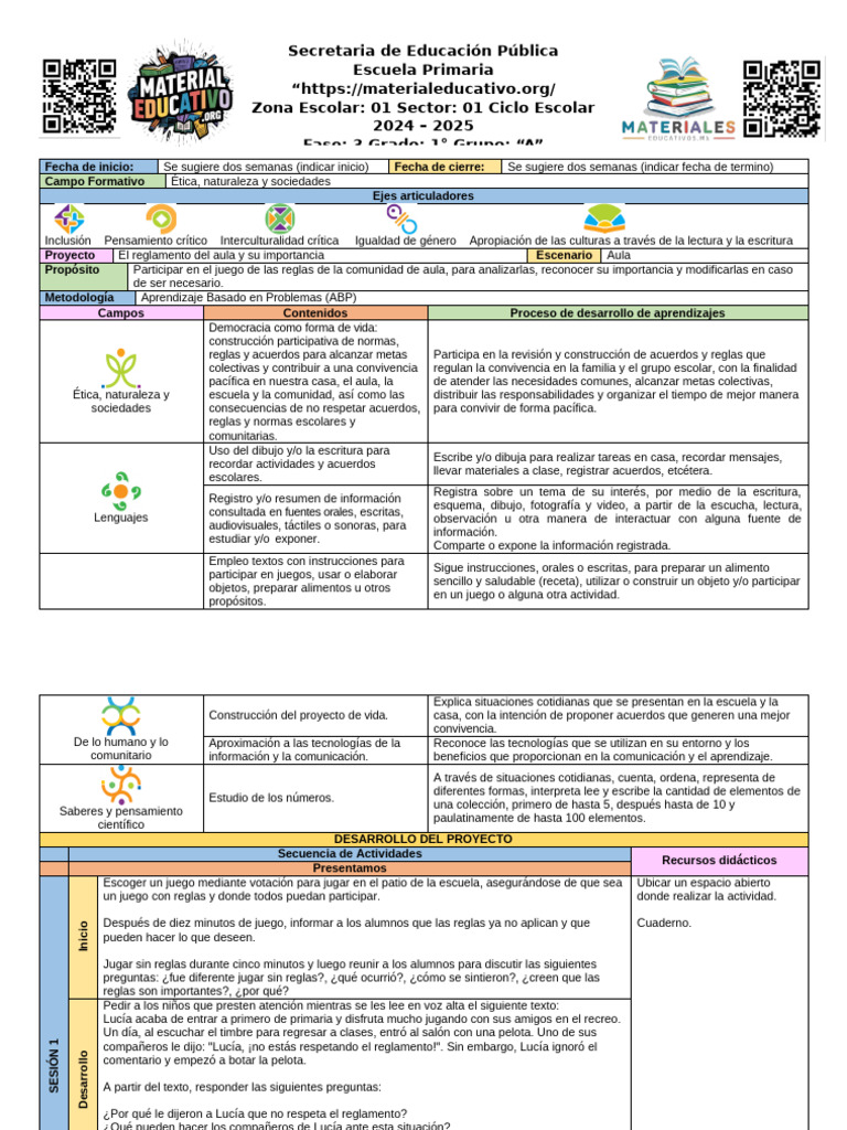 Importancia del Reglamento en el Aula | PDF | Salón de clases | Escuelas