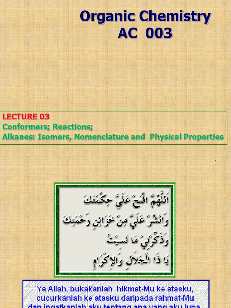 Conformational Analysis in Organic Chemistry | PDF | Conformational ...