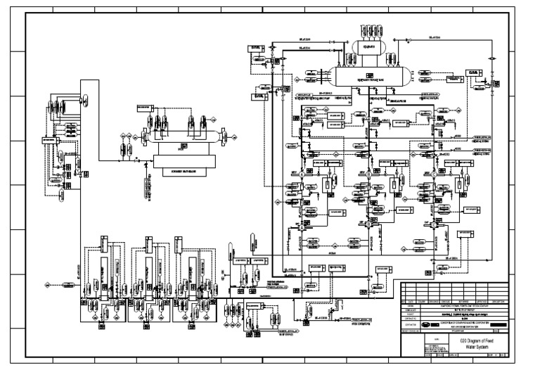 T - 020 - Diagram of Feed Water System | PDF