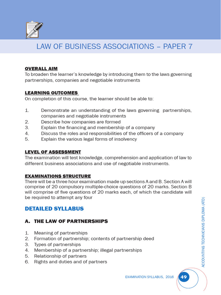 Paper 7 | PDF | Partnership | Board Of Directors