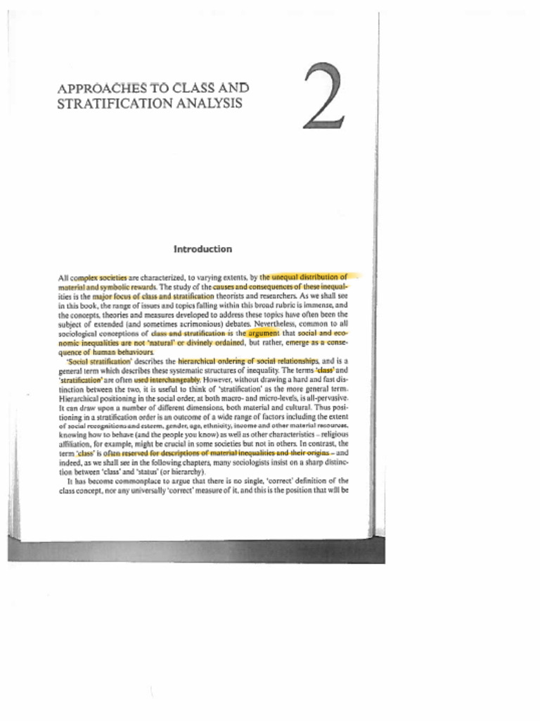 Crompton,+R.+2008.+Chapter+2 Class+&+Stratification | PDF