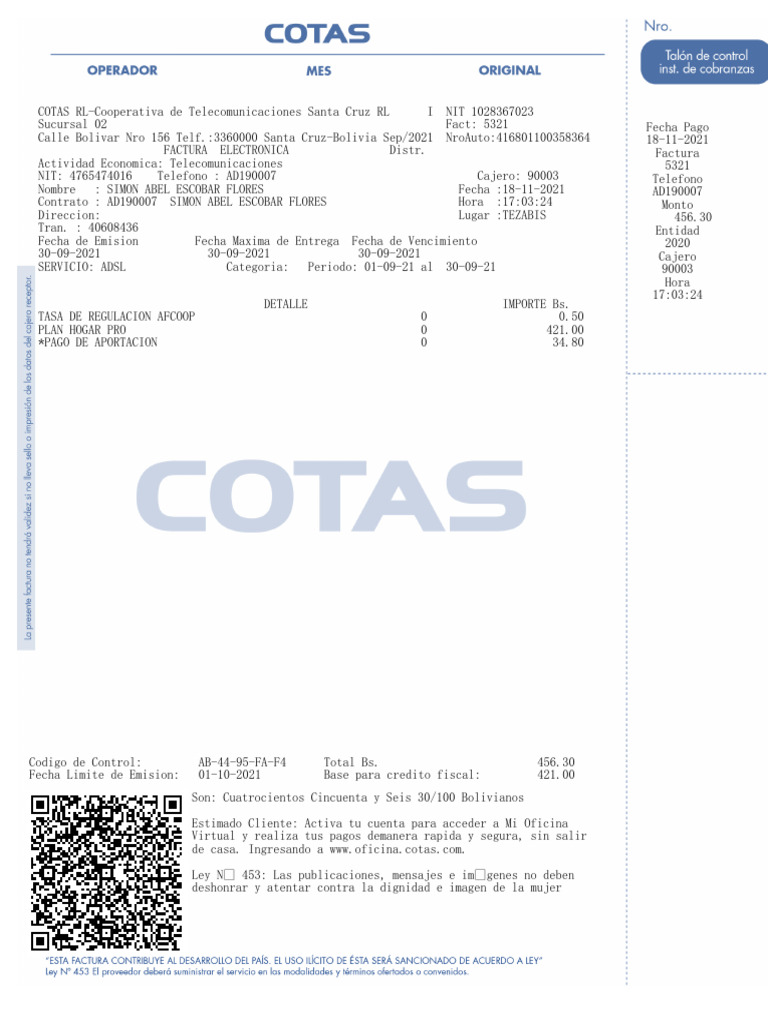 factura-electr-nica-cotas-adsl-2021-pdf-industrias-de-servicio