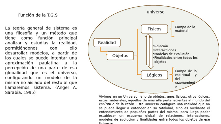 Teoría General de Sistemas y Realidad | PDF