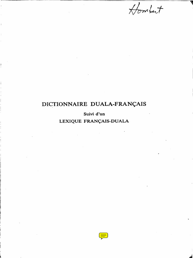 Traité Duala Pdf – Duala Origine – GSET