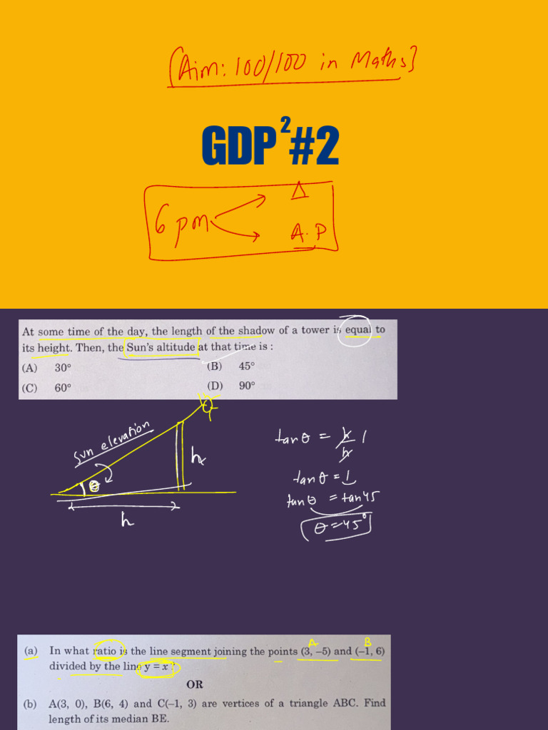Car's Time to Tower from Angles | PDF | Euclidean Geometry | Elementary ...