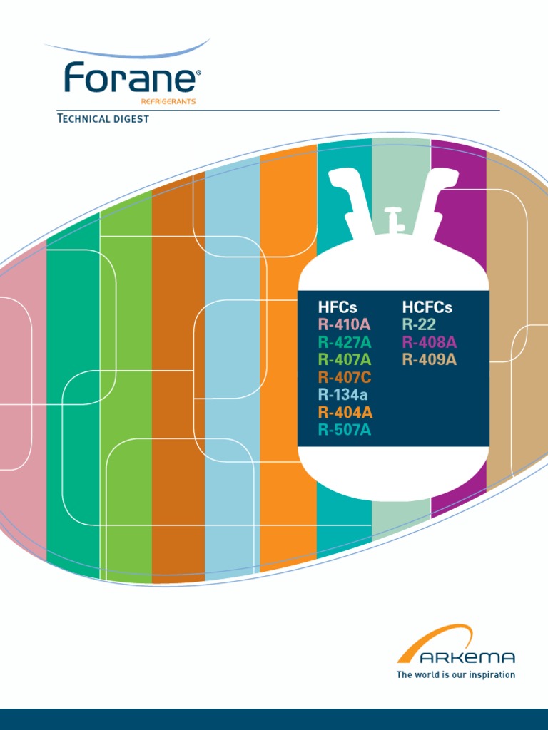 Forane Refrigerants PDF Air Conditioning Chlorofluorocarbon