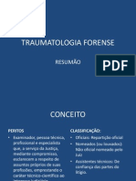 Traumatologia - Forense Resumão