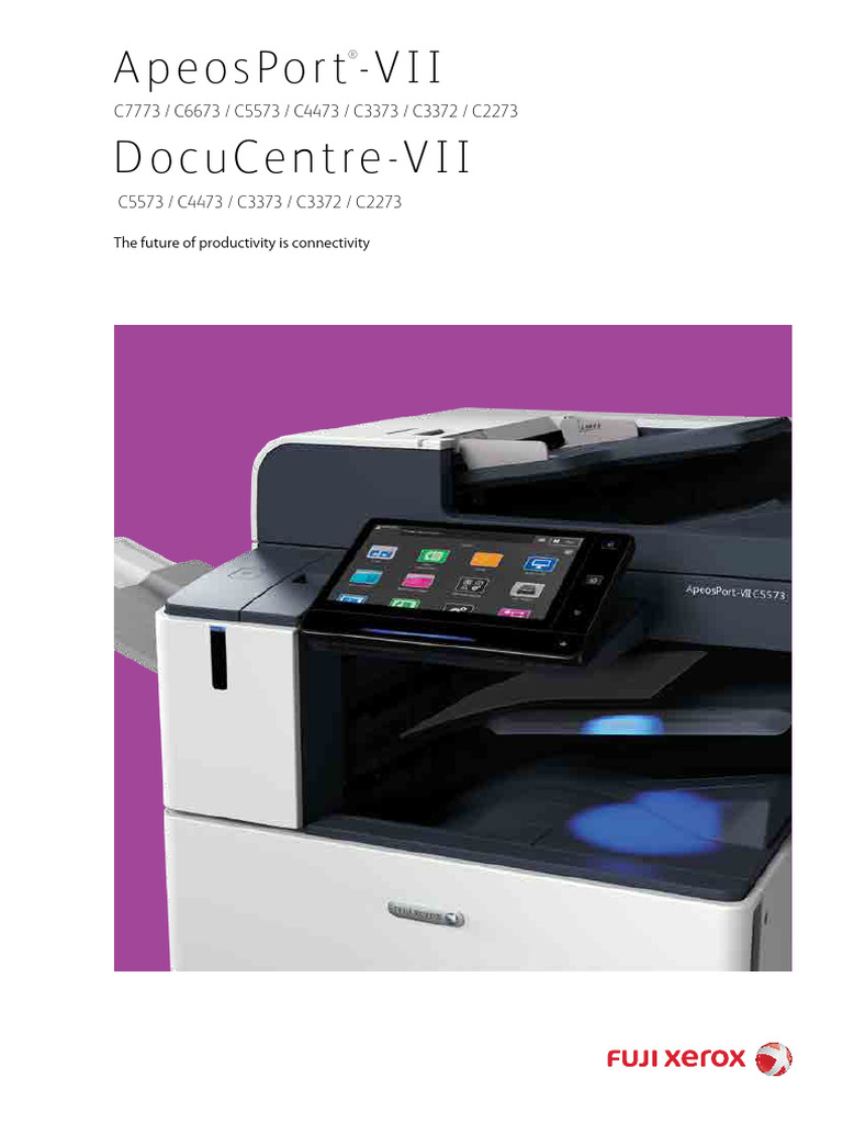 Fuji Xerox ApeosPort-VII Overview | PDF | Cloud Computing | Fax