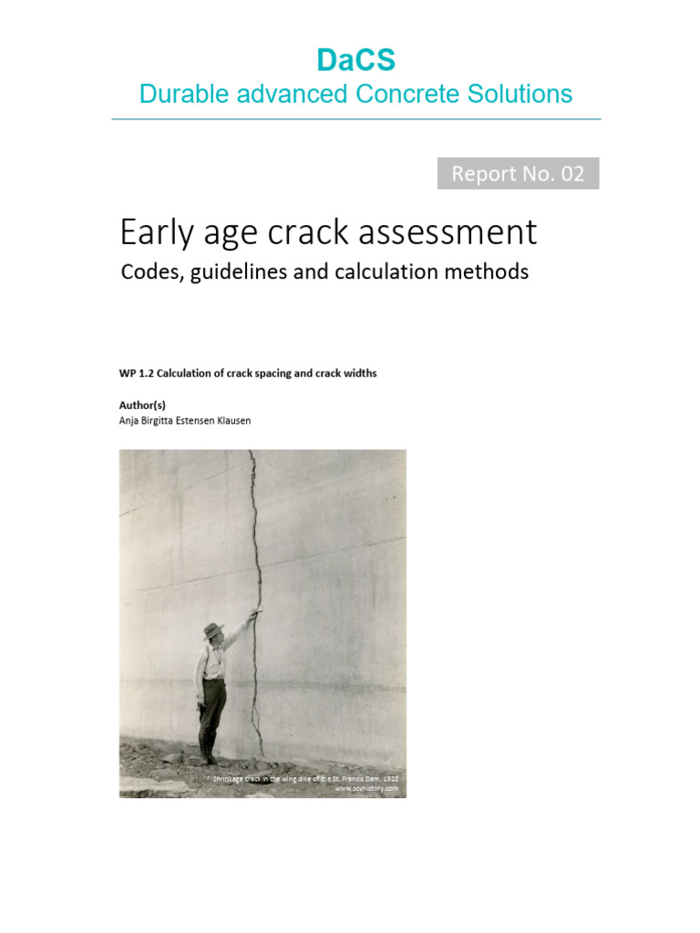 Early Age Crack Assessment in Concrete | PDF | Thermal Expansion ...