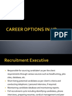 Career Options in Hr