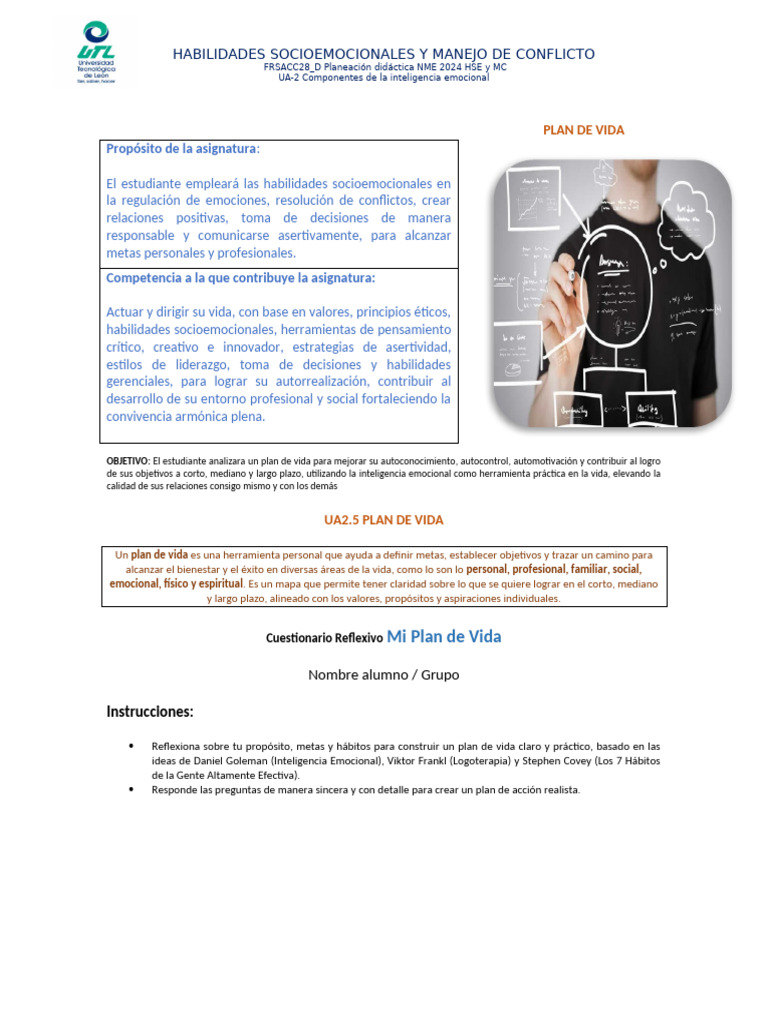 Habilidades Socioemocionales y Plan de Vida | PDF | Inteligencia ...