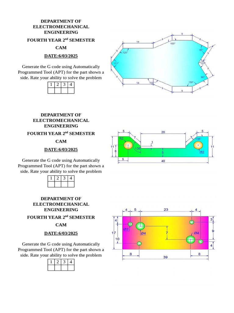 APT G-Code Generation Guide | PDF | Geometric Measurement | Euclid