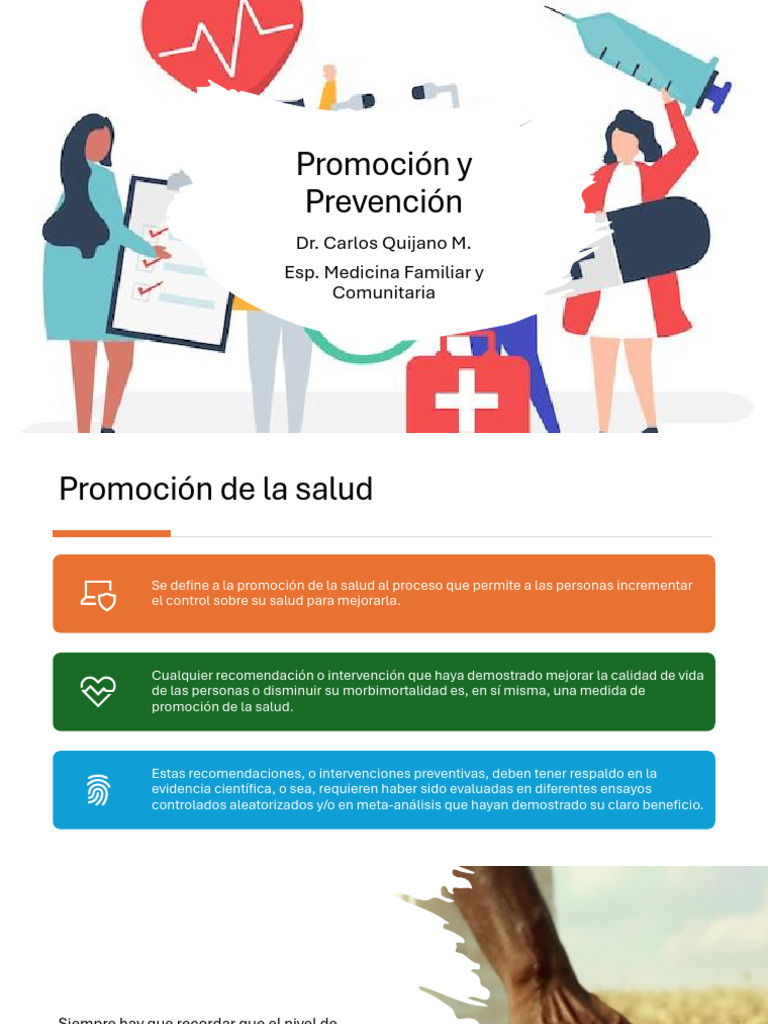 Promoción Y Prevención De La Salud Pdf Asistencia Sanitaria