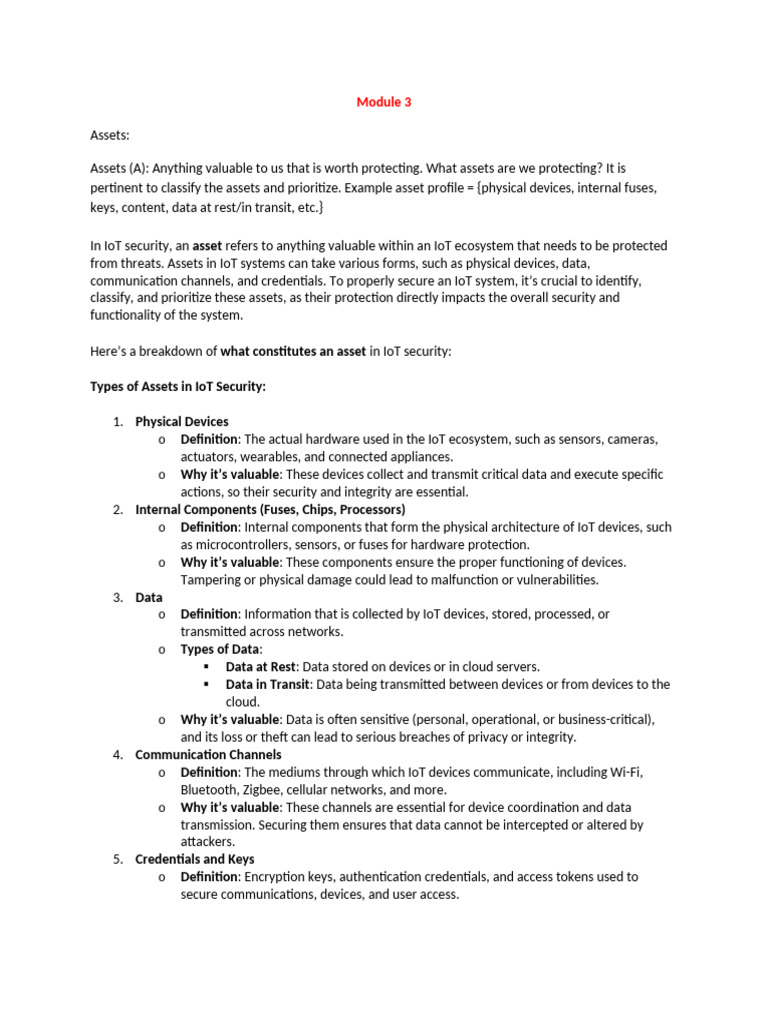 Iot 3rd Unit 3 Pdf Security Computer Security