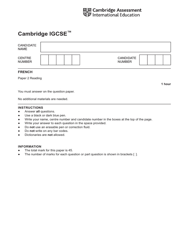 Grade 9 SA2 Paper 2 Reading QP | PDF | Livres | Bateaux
