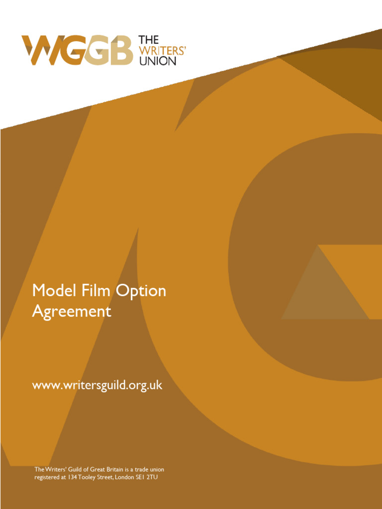Film Option Agreement Template | PDF | Copyright | Common Law