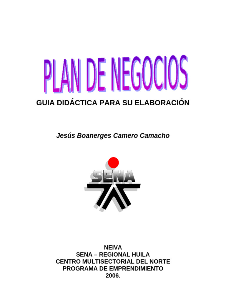 Guía Práctica para Elaborar un Plan de Negocios | PDF | Plan de ...