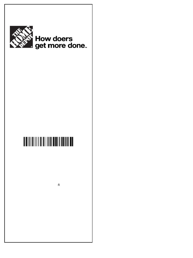 $1406.17 Homedepotreceipt_LGRefrigerator | PDF