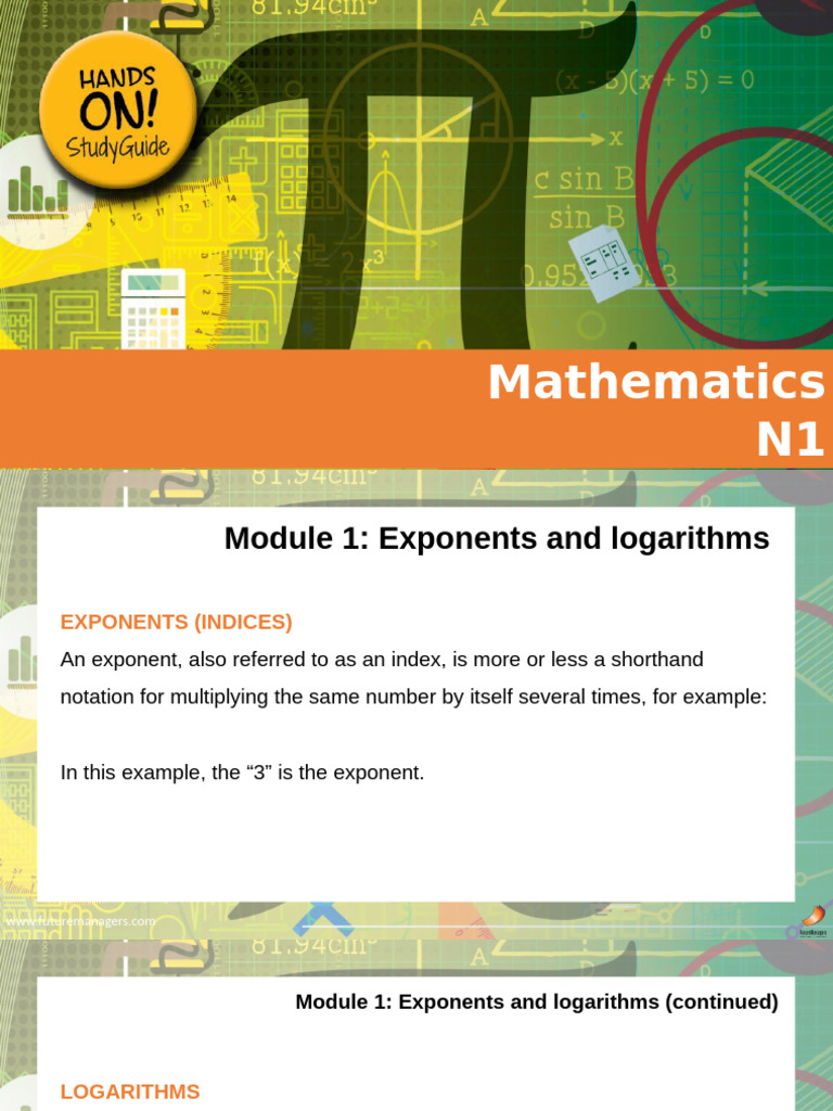 N1 Mathematics | PDF | Multiplication | Exponentiation