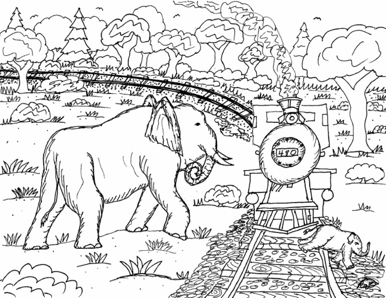 Jumbo The Circus Elephant Takes On A Train Engine | PDF