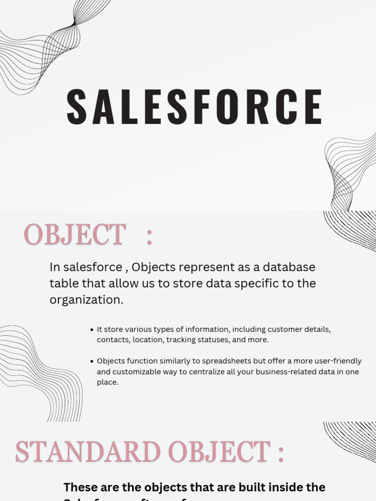 Standard Objects | PDF | Marketing | Telephone