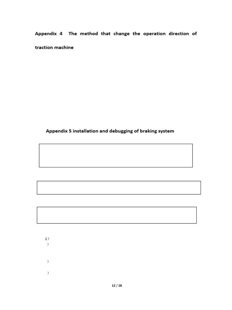Traction Machine Direction Adjustment Guide | PDF | Screw | Nut (Hardware)