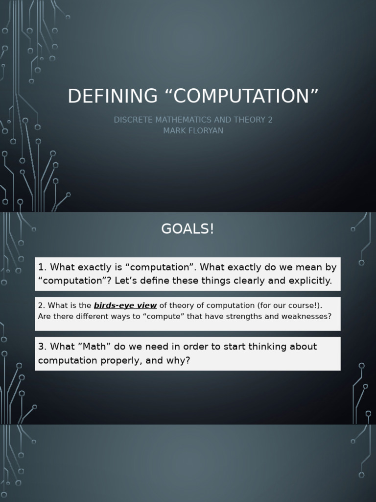 Understanding Computation Basics | PDF | Function (Mathematics ...