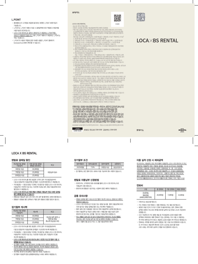 Loca Bs Rental: L.Point | PDF