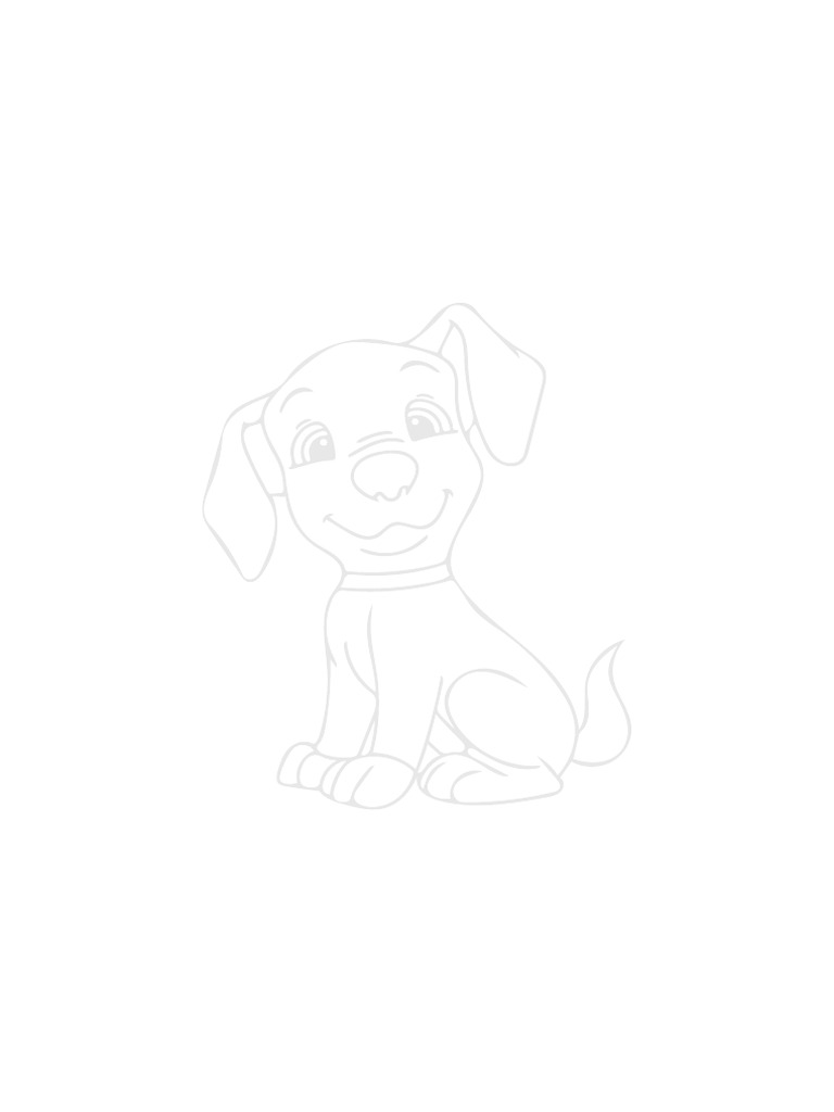 Labelling Dog Body Parts Worksheet in Teal Illustrative Style | PDF