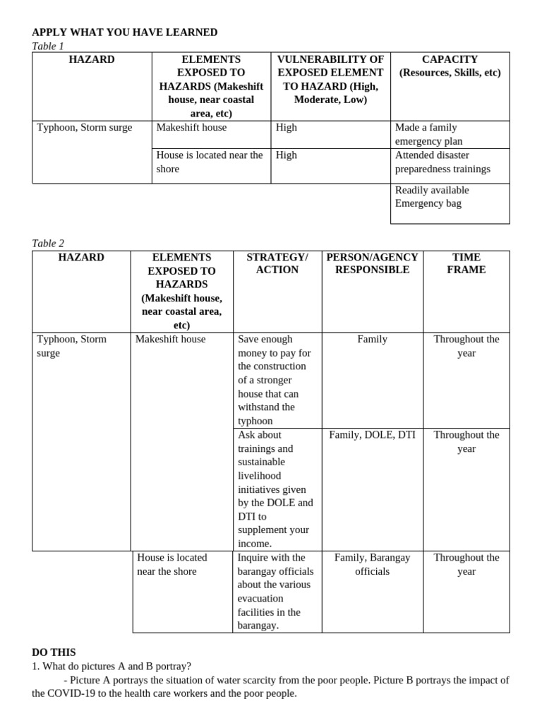 Capacity and Vulnerability Analysis Guide | PDF | Vulnerability ...