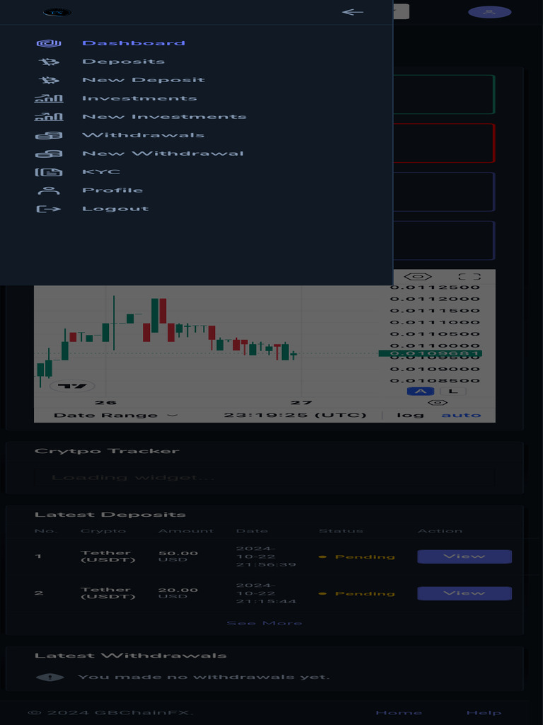 GBChainFX Investment Dashboard Overview | PDF