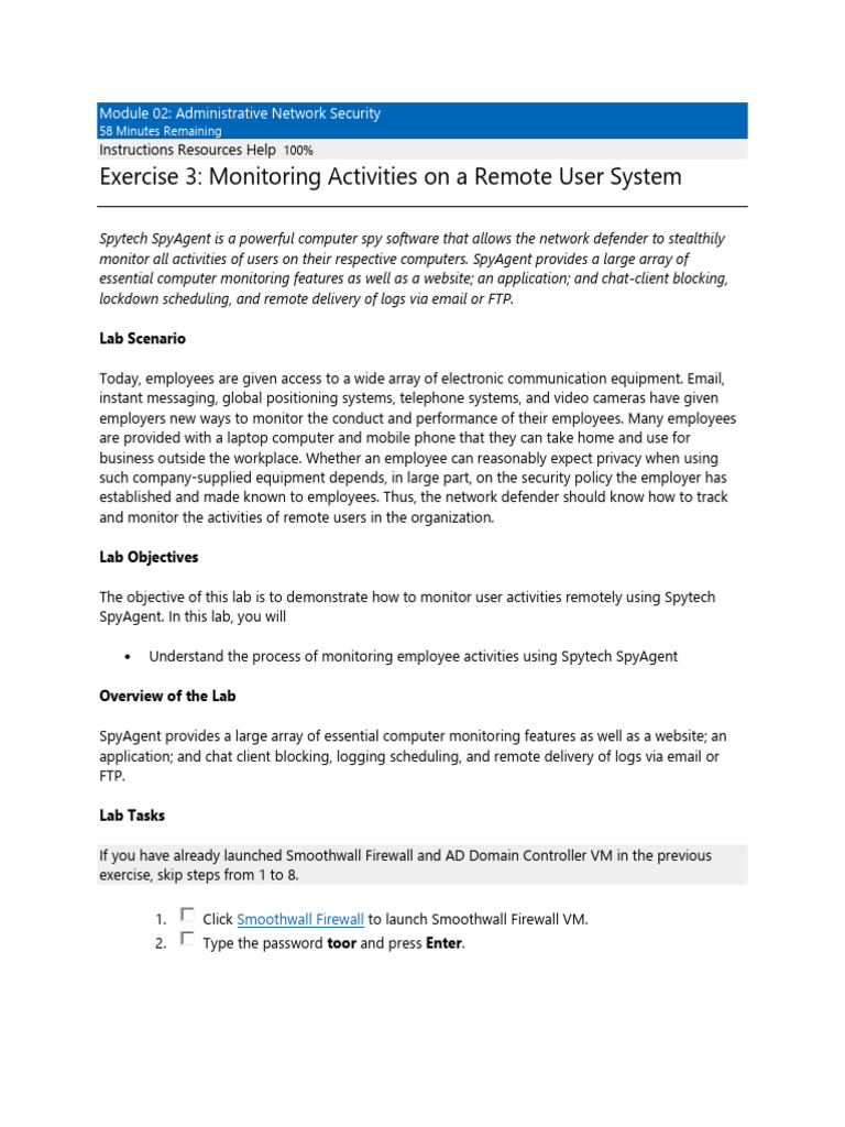 Remote User Activity Monitoring Guide | PDF | Instant Messaging ...