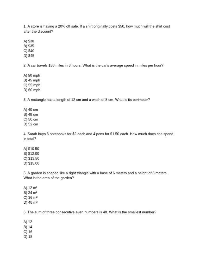 Math Problems and Solutions Guide | PDF